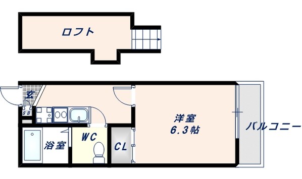 カーサエスペランサ新今里の物件間取画像